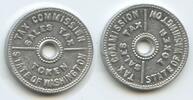 Vereinigten Staaten von Amerika Sales Tax Token - Wertmarke Jeton M#7841 - USA State of Washington Tax Commission -