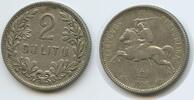 Litauen 2 Litu (Du Litu) Silber H0921 - Latvia Republic Lithuania -