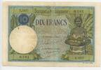 Madagaskar 10 Francs Banknote GB476 - Madagascar and Dependencies French Colony -