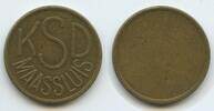 Niederlande Königreich Wertmarke Jeton Token M#6350 - KSD Maassluis -