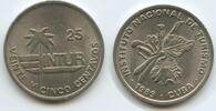 Kuba Intur 25 Centavos M#5132 - Cuba Blume (kleine Zahl 25) -