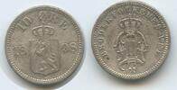 Norwegen 10 Öre (10 Øre) Silber G4884 - Oscar II. 1872-1905 Norge Norway -