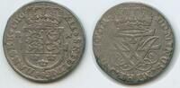 Dänemark Schleswig-Holstein-Gottorp-Rendsborg 12 Skilling Dansk Silber H1274 - Frederik IV. 1699-1730 Denmark -