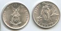 Philippinen 50 Centavos Silber H0893 - U.S.Administration Philippines - Vulkan Mt. Mayon -