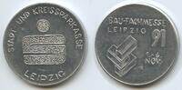 Deutschland Sachsen Medaille G11451 - Stadt und Kreissparkasse Leipzig - Bau-Fachmesse Leipzig 91 -