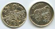 Deutschland Bundesrepublik Sachsen Medaille vergoldet G11452 - Kanone Königstein - Sächsische Schweiz -