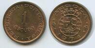Angola Portugisisch 1 Escudo G1322 - Republica Portuguesa - Overseas province of Portugal -