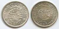Kapverden Kapverdische Inseln 10 Escudos Silber G0996 - Colonia de Cabo Verde República Portuguesa Kap Verde -