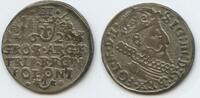 Polen 3 Gröscher (Trojak, 3 Grosze) M#5407 - Sigismund III. 1587-1632 Poland Polish–Lithuanian Commonwealth -