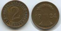 Deutsches Reich Weimar 2 Reichspfennig G10186 - Germany Weimar Republic -