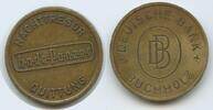 Deutschland Bundesrepublik Wertmarke Jeton Token M391 - Bode Panzer Nachttresor Quittung - Deutsche Bank Buchholz -