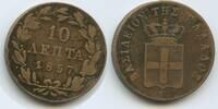 Griechenland 10 Lepta G3004 - RAR Otto von Bayern 1832-1862 Othon Greece -