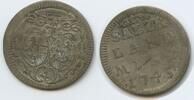 Erzbistum Salzburg 4 Kreuzer (Landbatzen) Silber GB1099 - RAR Jakob Ernst Graf von Liechtenstein 1745-1747 -