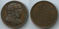 Frankreich Königreich France Bronzemedaille GX1477 - Wiederherstellung der Statue König Heinrich IV. -