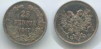 Finnland 25 Pennia Silber M#6687 - Civil War Coinage Finland -