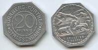 Deutsches Reich Kaiserreich 20 Pfennig Notgeld Strassenbahnmarke G11201 - Tiergarten Eisbären Nürnberg-Fürth Strassenbahn -