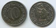 Deutsches Reich Stadt Aachen Rheinprovinz 10 Pfennig Notmünze G11202 - Sitzender Bär Kriegsnotgeld -