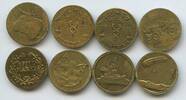 Deutsches Reich Nürnberg Spielgeld Lot 8 Stück Rechenpfennige Spielmarken M#6443 - Diverse Motive, Kuh, Katze, Kriegsschiff, Ballon, Bär usw... -