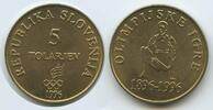 Slowenien 5 Tolarjev M#6617 - Olympics Centennial Slovenia -