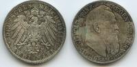 2 Mark Silber 1911 D München Deutsches Reich Kaiserreich Bayern S0534 - 90. Geburtstag Prinzregent Luitpold 1821-1911 Germany Bavaria Fast unzirk...