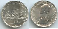Italien Republik 500 Lire Silber M#7644 - Christopher Columbus's ships, Nina, Pinta, Santa Maria - Italy Italia -