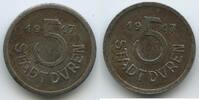 Deutsches Reich Rheinland Rheinprovinz 5 Pfennig Notgeld G7058 - Stadt Düren - Kleingeldersatzmarke -