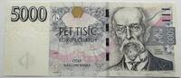 5000 Korun Banknote Geldschein 2009 Tschechien GB607 - Tomáš Garrigue Masaryk Bank Paper Money Czech Republic Bankfrische Erhaltung