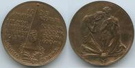 Deutsches Reich Weimar Sachsen Bronzemedaille Inflation, Notzeit PA938 - Hungermedaille Februar 1923 von Friedrich Hörnlein Sachsendenkmal -