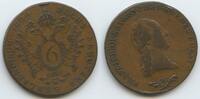 RDR Österreich Siebenbürgen 6 Kreuzer G5935 - Franz II. 1792-1835 Austria Transilvania -