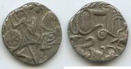 Indien (Afghanistan, Kabul) 1 Drachme Silber (1 Jital) M#3106 - Samanta Deva - Bulle und Reiter India -