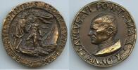 Vatikan Italien-Kirchenstaat Rom Roma Große Bronzemedaille - Papst Paul VI. 1963-1978 M566 - Auf die Bischofssynode zum Weltfriedenstag 1972 -