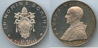 Vatikan Italien-Kirchenstaat Rom Roma Große Silbermedaille M#8697 - Auf die Wahl von Papst Paul VI. 1963-1978 -