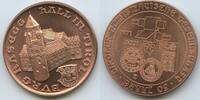 Österreich Hall in Tirol Große Kupfermedaille GY1077 - 50 Jahre Tiroler Numismatische Gesellschaft - Burg Hasegg Münzerturm -