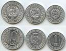 Nordkorea 1 Chon + 5 Chon + 10 Chon M#6927 - General issue - Democratic People's Republic of Korea -