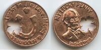 Vereinigten Staaten von Amerika USA Glücksbringer Glücksmünze Neujahrsmünze L2922 - My Lucky Copper Penny with Heart Lucky in Life, Love Money -