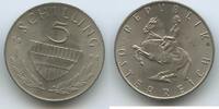 Österreich 5 Schilling Kupfer/Nickel G12583 - Lipizzaner - Spanische Hofreitschule Springreiter Austria 2. Republic -