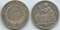 Französisch Indochina 1 Piastre Silber M#1007 - French Indo-china République française -