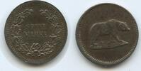 Rechenpfennig G7146 - Spielmarke Bär  Spielgeld Jeton