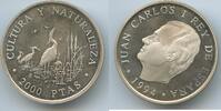 2000 Pesetas GS162 - Spanien KM#940 Seidenreiher Silber Auflage 6.555 Stk. -
