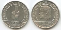 Deutsches Reich Weimar 3 Reichsmark S0054 - Weimarer Verfassung Schwurhand Constitution -