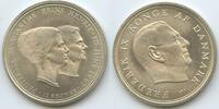 Dänemark 10 Kroner GS470 - Hochzeit Margarethe II. & Frederik IX. 1947-1972 Denmark -