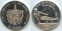 Kuba 10 Pesos M#2004 - Olympiade Barcelona 1992 Barren Cuba -