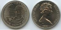 Insel Man 1 Crown GS772 - Louis Braille - International Year of the Disabled - Queen Elizabeth II. -
