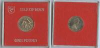 Insel Man One Pound GS595 - Triskeles emblem Queen Elizabeth II. - Isle of Man -