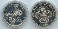 Seychellen 25 Rupees Silber G0058 - Milkweed Butterfly Seychelles -