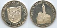 Deutschland Bundesrepublik Bayern Silbermedaillle GY590 - Gemeinde Anzing 811-1976 - 1165 Jahre Anzing -