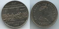 Kanada 1 Dollar G6455 - Constitution Acts of 1867 & 1982 - Queen Elizabeth II. Canada -