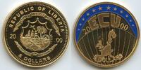 Liberia 5 Dollars G0278 - Europe ECU Multicolor-Gold-Plated -