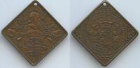 Deutsches Reich Kaiserreich Dreden Alte Medaille Klippe Turnfest G13396 - Johann Friedrich Ludwig Christoph Jahn 1778-1852 -