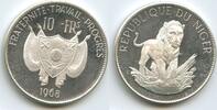 Niger 10 Francs Silber GS1293 - Löwe Lion -